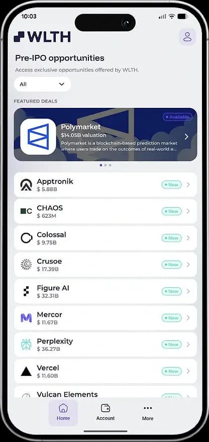 WLTH App on phone
